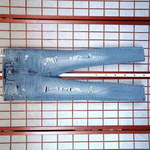 Aérostale Size: 10 Long Ripped Blue Ripped Jeans